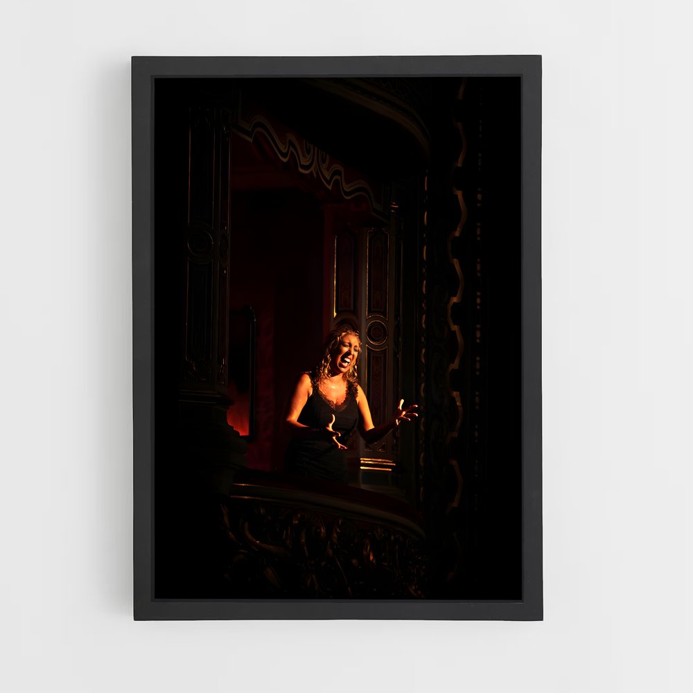 Poster Miroir de Flamenco – affiche Danse (vue 2)